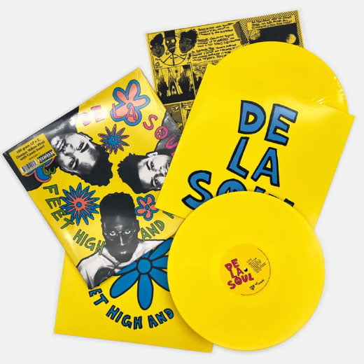 De La Soul / 3 Feet High and Rising BUNDLE: SDE blu-ray + 2LP yellow vinyl
