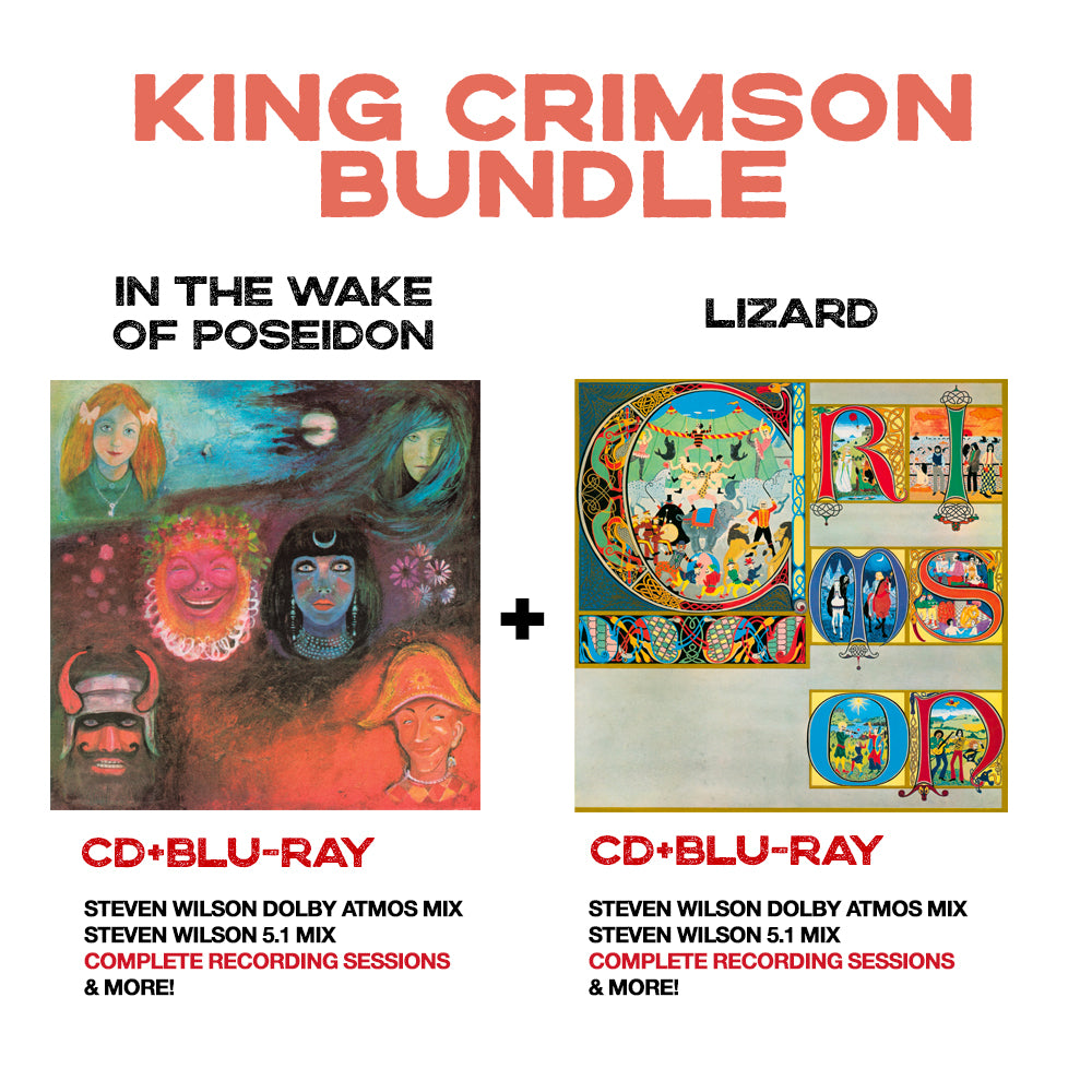 BUNDLE: King Crimson /  In The Wake of Poseidon CD+blu-ray and Lizard CD+blu-ray