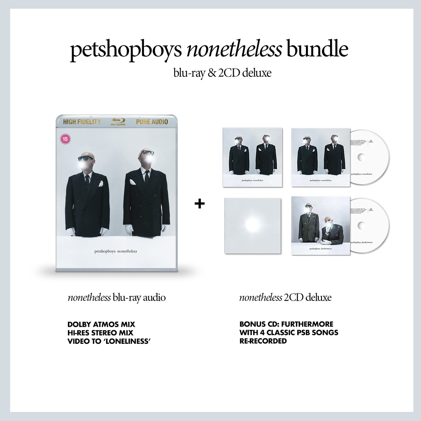 Pet Shop Boys / Nonetheless BUNDLE: blu-ray + 2CD deluxe