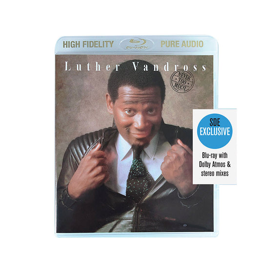 Luther Vandross / Never Too Much exclusive blu-ray audio with Dolby Atmos Mix