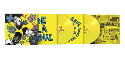 De La Soul / 3 Feet High and Rising BUNDLE: SDE blu-ray + 2LP yellow vinyl