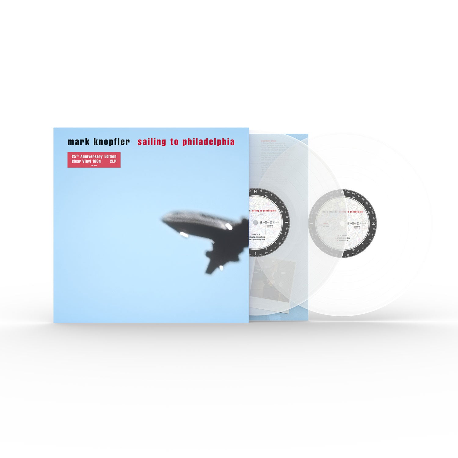 Mark Knopfler / Sailing to Philadelphia 25th anniversary 2LP clear vinyl