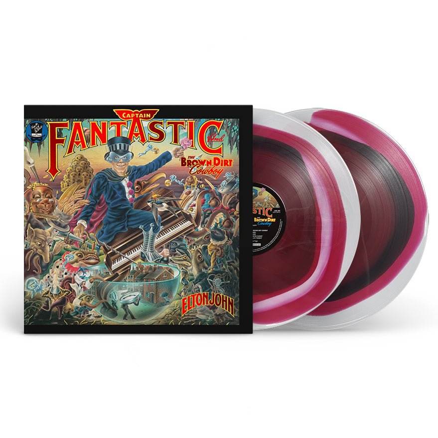 BUNDLE: Elton John / Captain Fantastic and the Brown Dirt Cowboy SDE Exclusive blu-ray audio + 2LP coloured vinyl