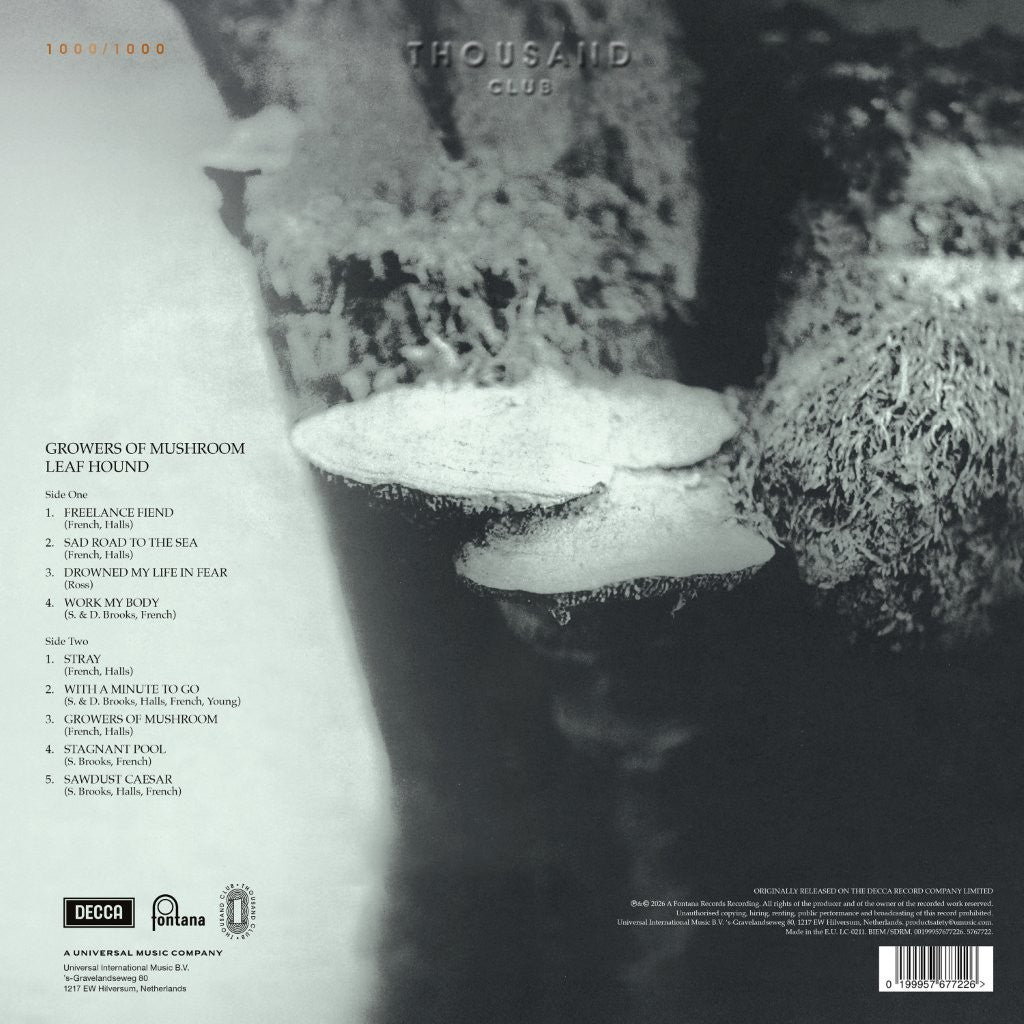 Leaf Club / Growers of Mushroom 1000 club AAA vinyl LP
