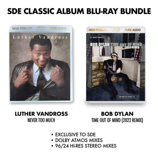 BUNDLE: Luther Vandross and Bob Dylan SDE-exclusive blu-rays