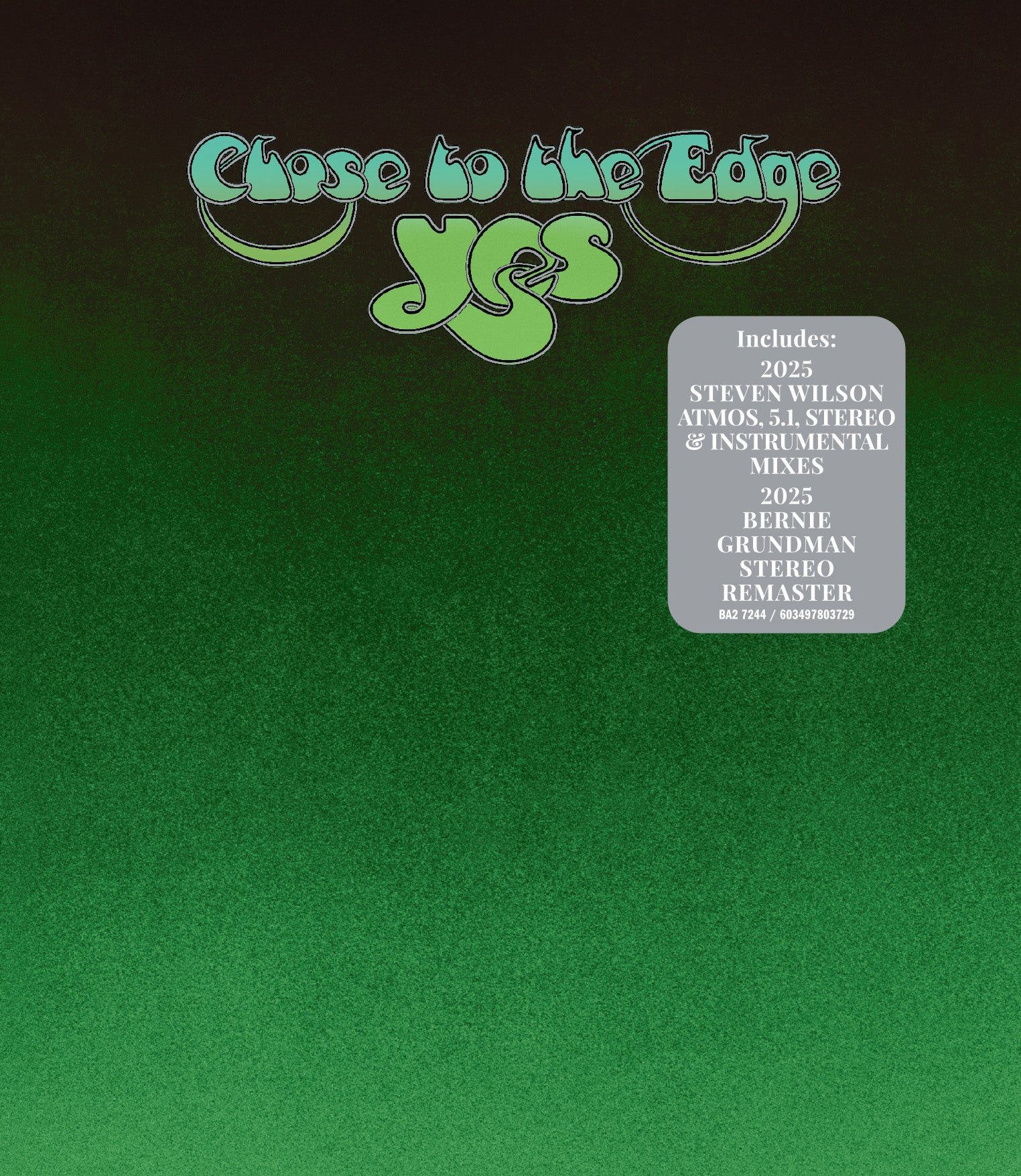 YES / 3 x blu-ray BUNDLE: The Yes Album, Fragile & Close to the Edge