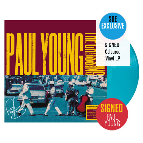 Paul Young / The Crossing limited edition coloured vinyl *SIGNED* by Paul Young