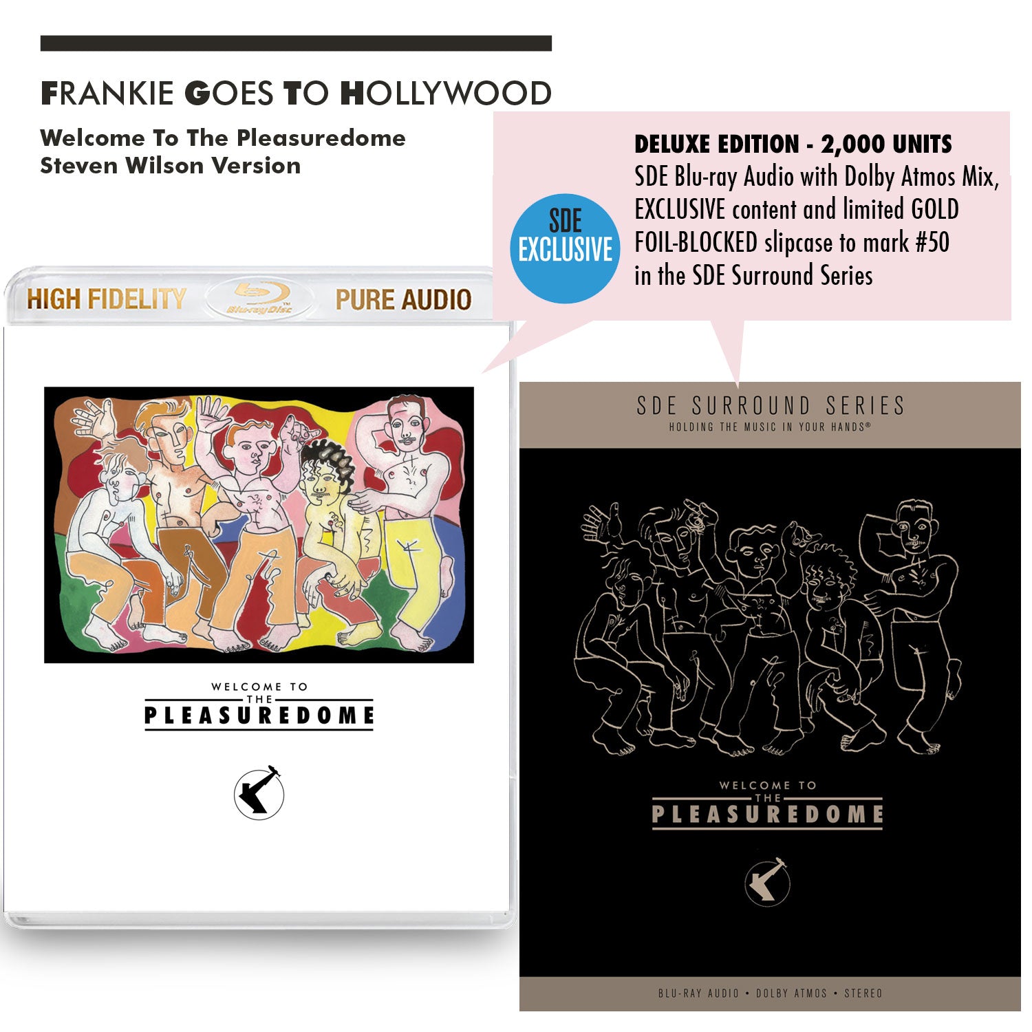 Exclusive: Frankie Goes To Hollywood / Welcome to the Pleasuredome *Deluxe* blu-ray audio with foil-blocked slipcase