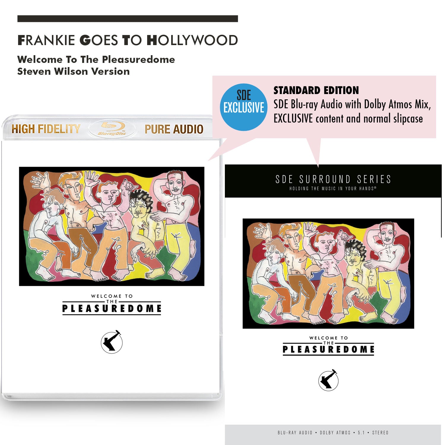 Frankie Goes To Hollywood / Welcome to the Pleasuredome - SDE exclusive blu-ray audio with Steven Wilson Dolby Atmos Mix.