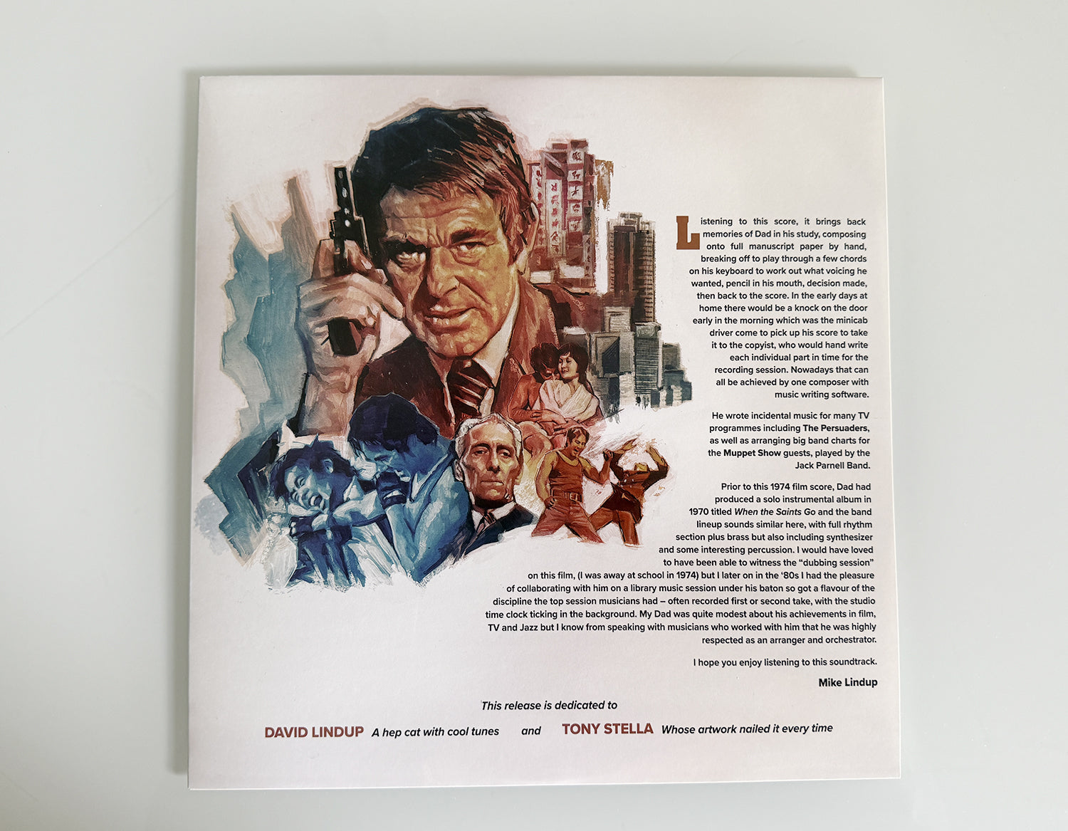 SHATTER / Original Soundtrack Selections composed by David Lindup - orange vinyl LP / Hammer