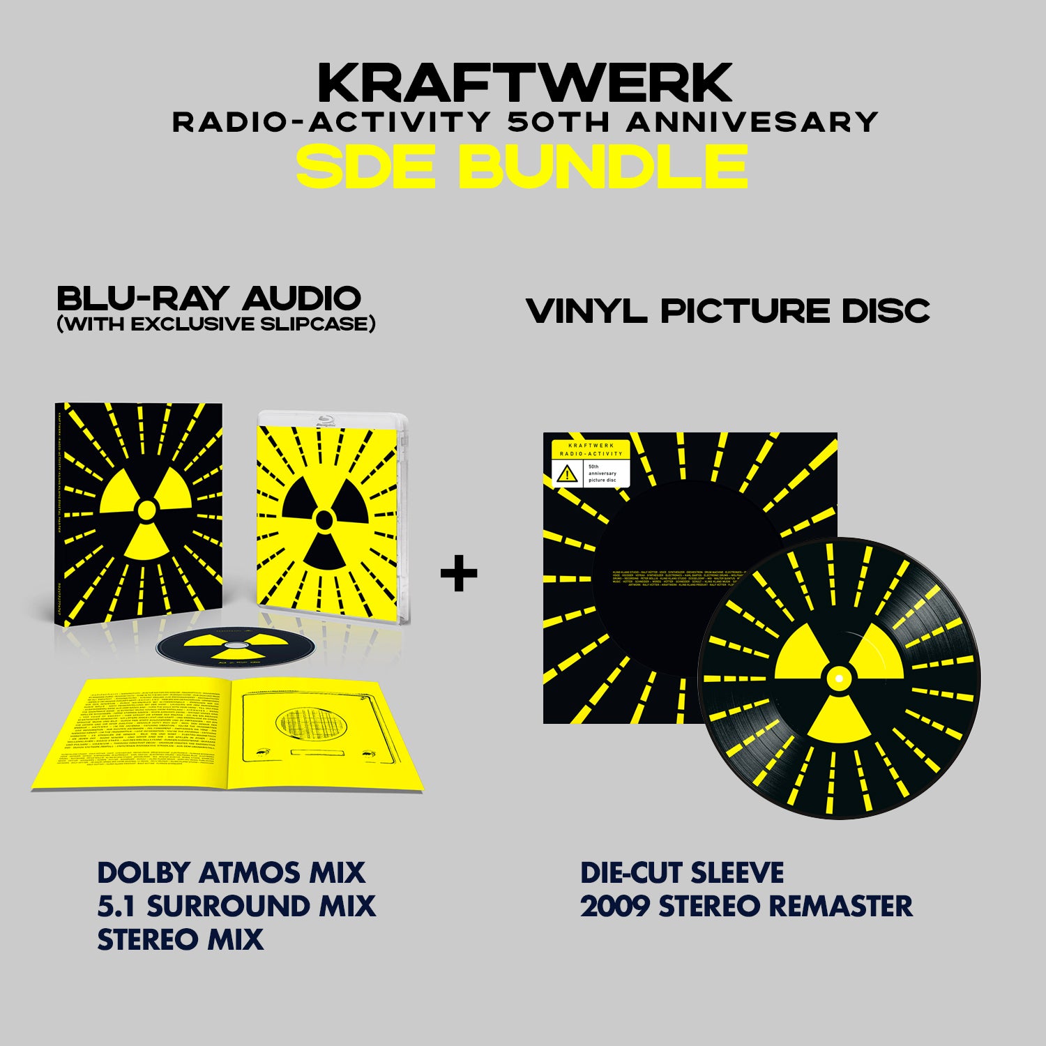 Kraftwerk / Radio-Activity BUNDLE: blu-ray + vinyl picture disc