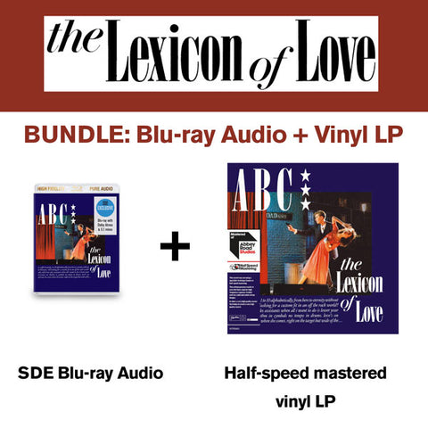 ABC / The Lexicon of Love 40th anniversary bundle: SDE blu-ray audio and half-speed mastered vinyl LP