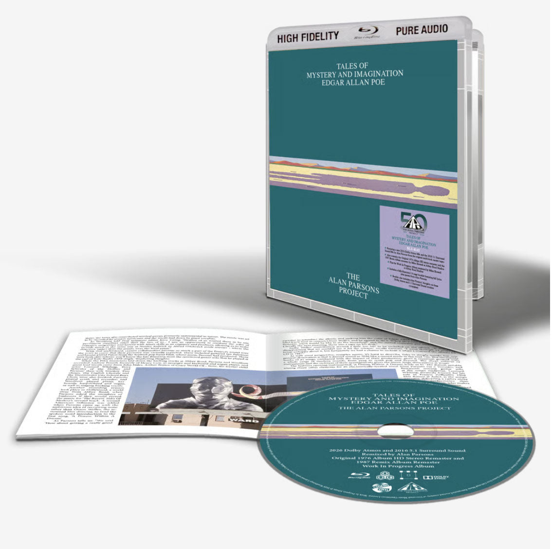 The Alan Parsons Project / Tales Of Mystery And Imagination Edgar Allan Poe blu-ray with Atmos