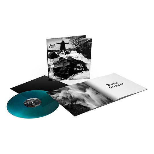 David Gilmour / Luck and Strange translucent  sea blue vinyl LP