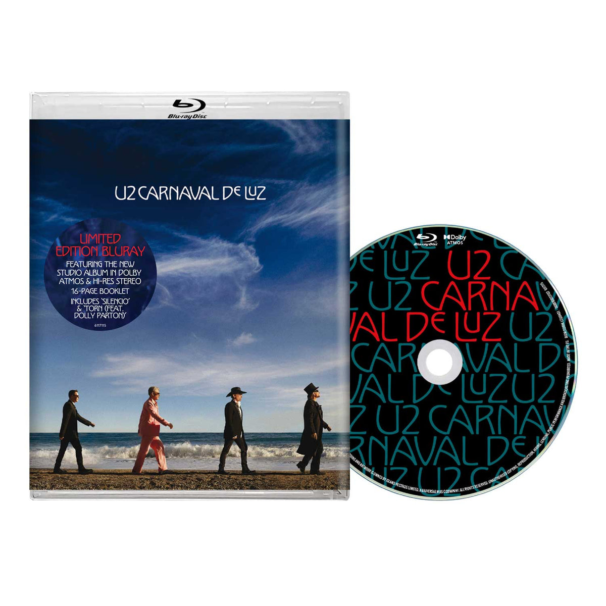 U2 / Carnaval De Luz, Limited Edition Blu-ray