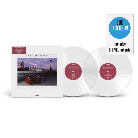 EXCLUSIVE: Go West / Dancing on the Couch 2LP clear vinyl with SIGNED print