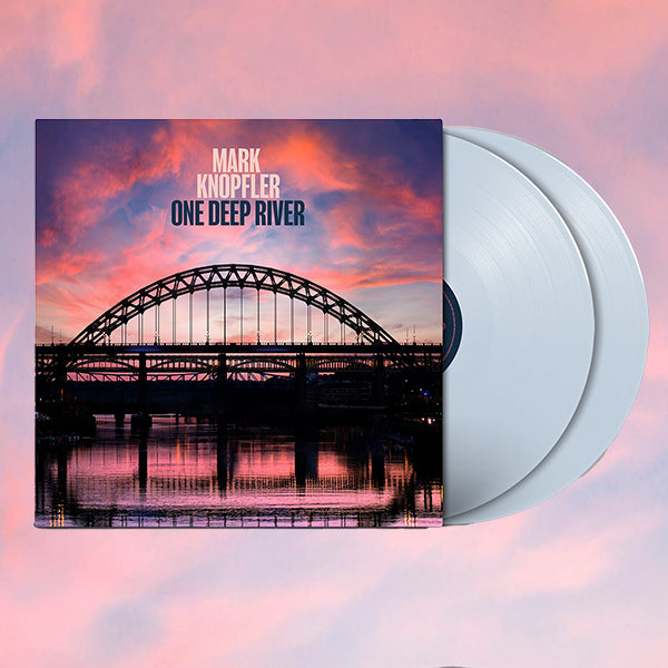 Mark Knopfler / One Deep River indie exclusive light blue 2LP vinyl