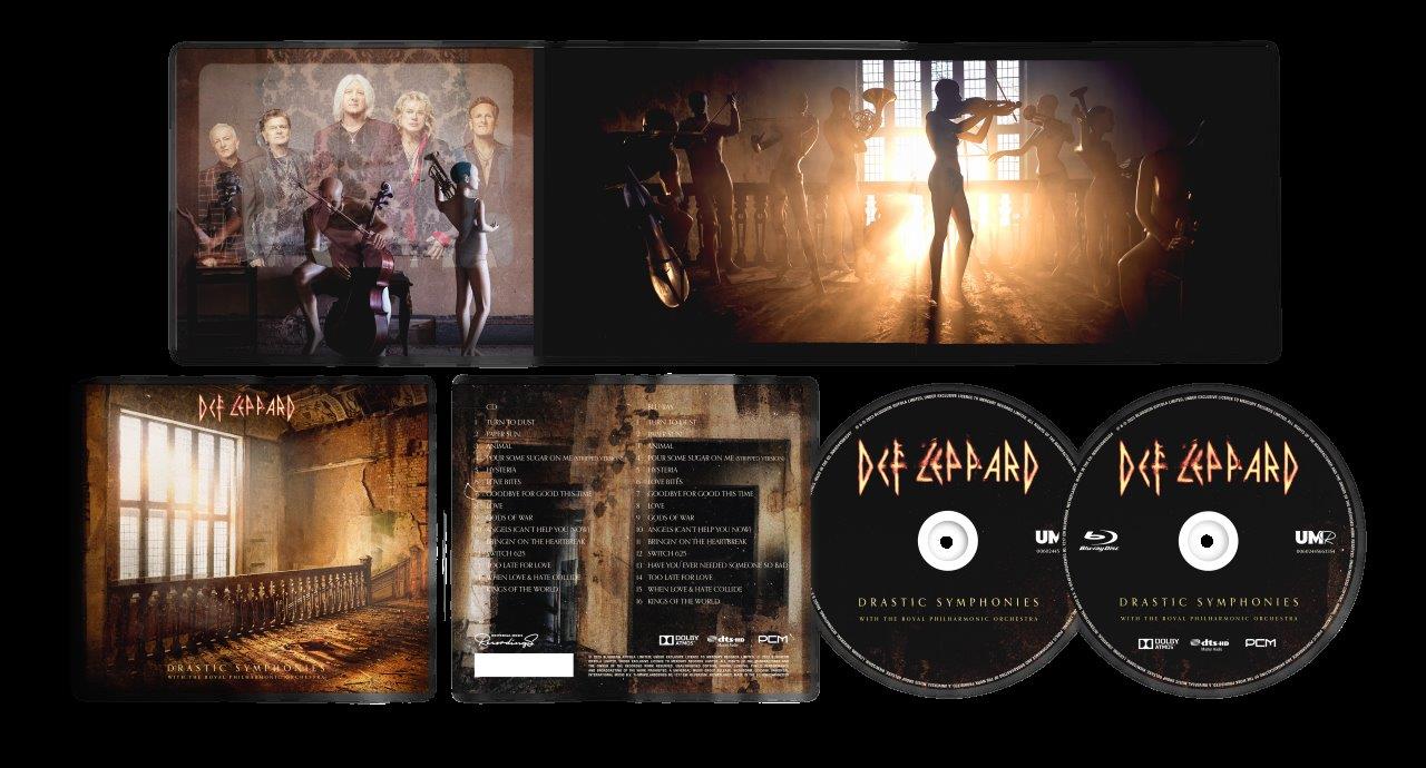Def Leppard / Drastic Symphonies CD+blu-ray with Dolby Atmos Mix