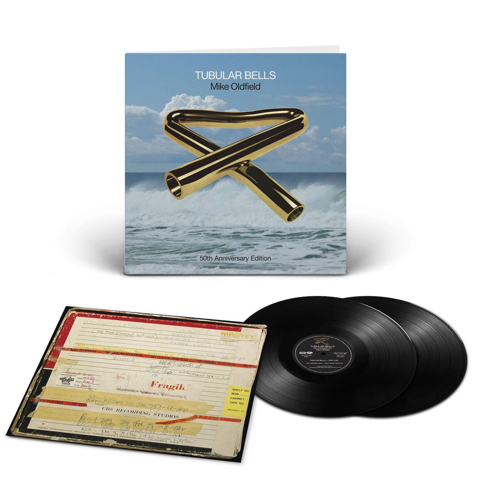 BUNDLE: Mike Oldfield / Tubular Bells 50th anniversary bundle: blu-ray audio ( NO SLIP CASE)+ 2LP half-speed mastered vinyl