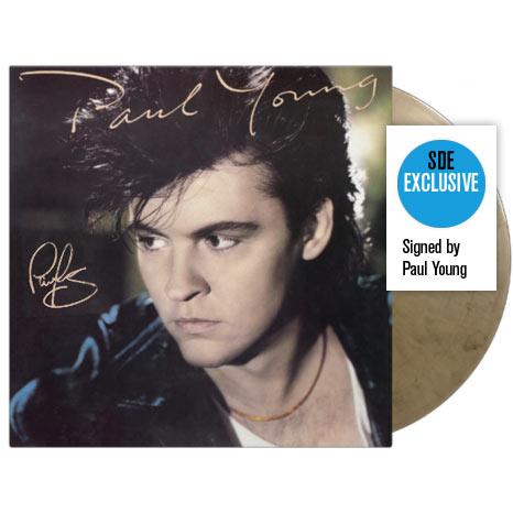 Paul Young / The Secret of Association 2LP gold/black marbled vinyl *SIGNED* by Paul Young