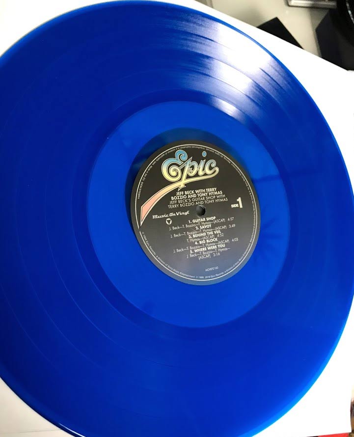 Jeff Beck / "Jeff Beck's Guitar Shop" limited edition blue vinyl