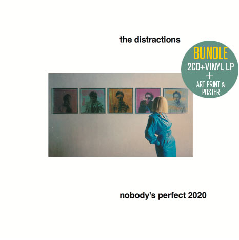 The Distractions/ Nobody's Perfect 2020 / 2CD+vinyl LP BUNDLE
