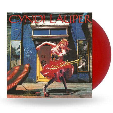Cyndi Lauper / She's So Unusual red vinyl LP