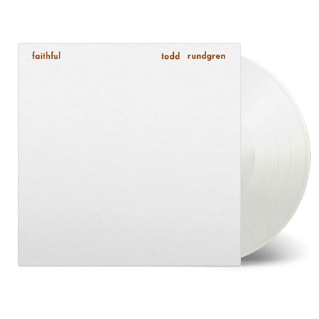 Todd Rundgren / Faithful white vinyl LP
