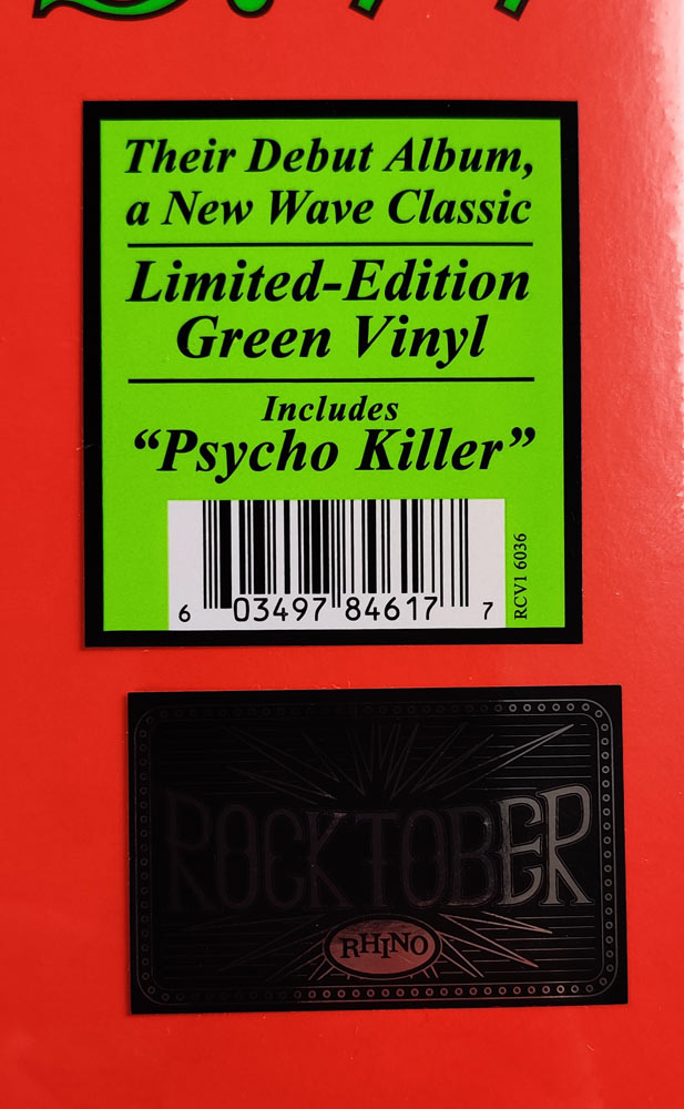 Talking Heads coloured vinyl bundle