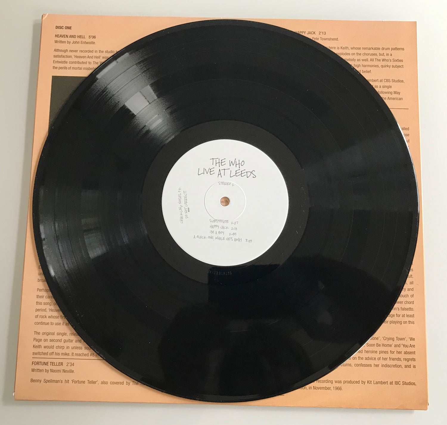The Who / Live at Leeds 3LP deluxe half-speed mastered vinyl