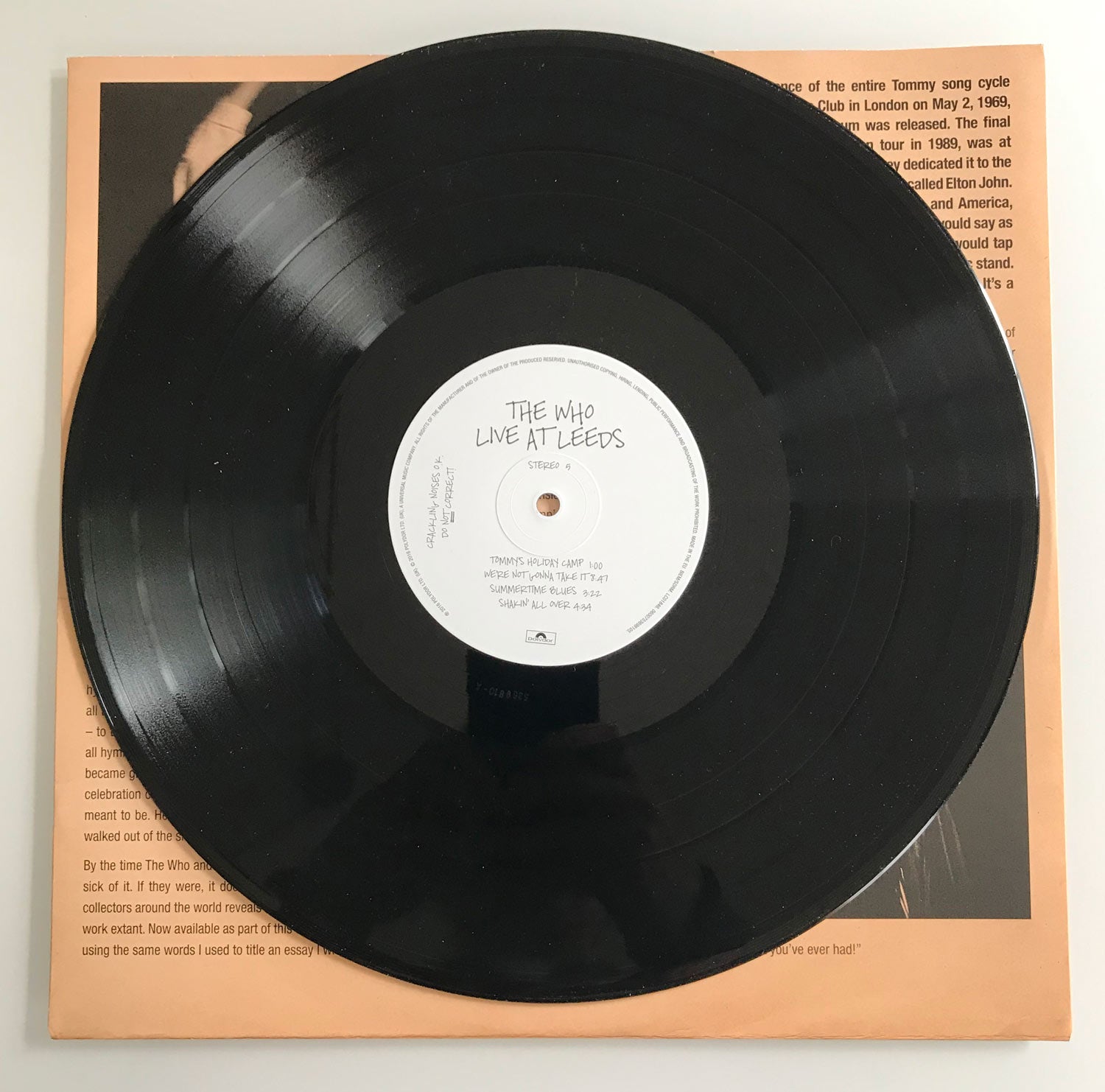The Who / Live at Leeds 3LP deluxe half-speed mastered vinyl