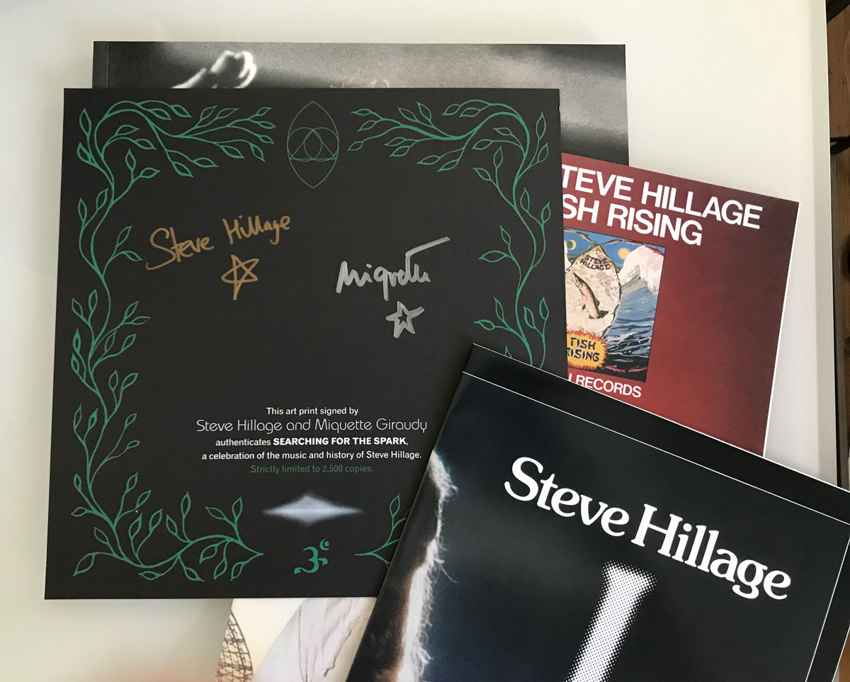Steve Hillage / Searching For The Spark signed 22CD box set