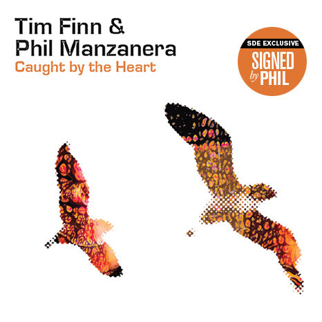 Tim Finn & Phil Manzanera / Caught by the Heart - CD edition - SDE exclusive signed by Phil Manzanera