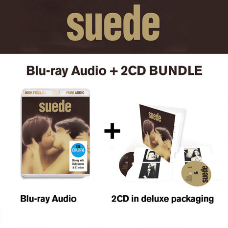 BUNDLE: Suede Blu-ray Audio + 2CD set