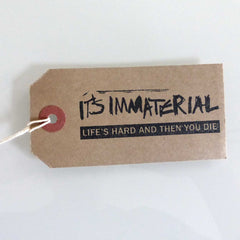 It's Immaterial / Driving Away From Home: Official T-Shirt