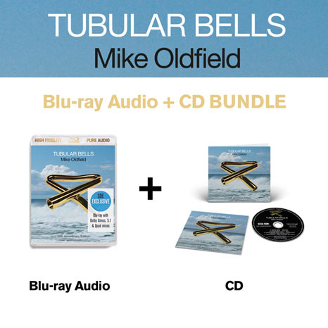 BUNDLE: Mike Oldfield / Tubular Bells 50th anniversary bundle: blu-ray audio + CD