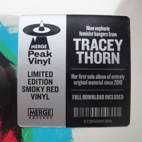 Tracey Thorn / Record Limited Edition Smoky Red Vinyl