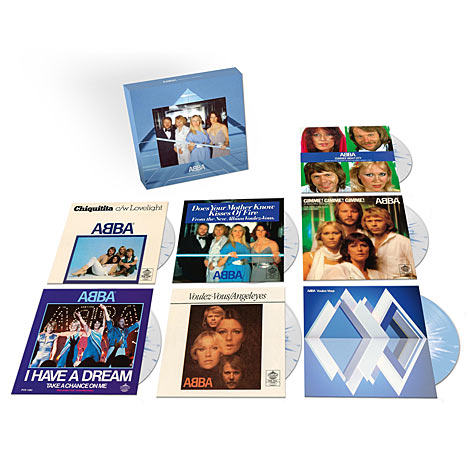 ABBA / Voulez-Vous: The Singles / Limited edition seven-inch coloured vinyl box