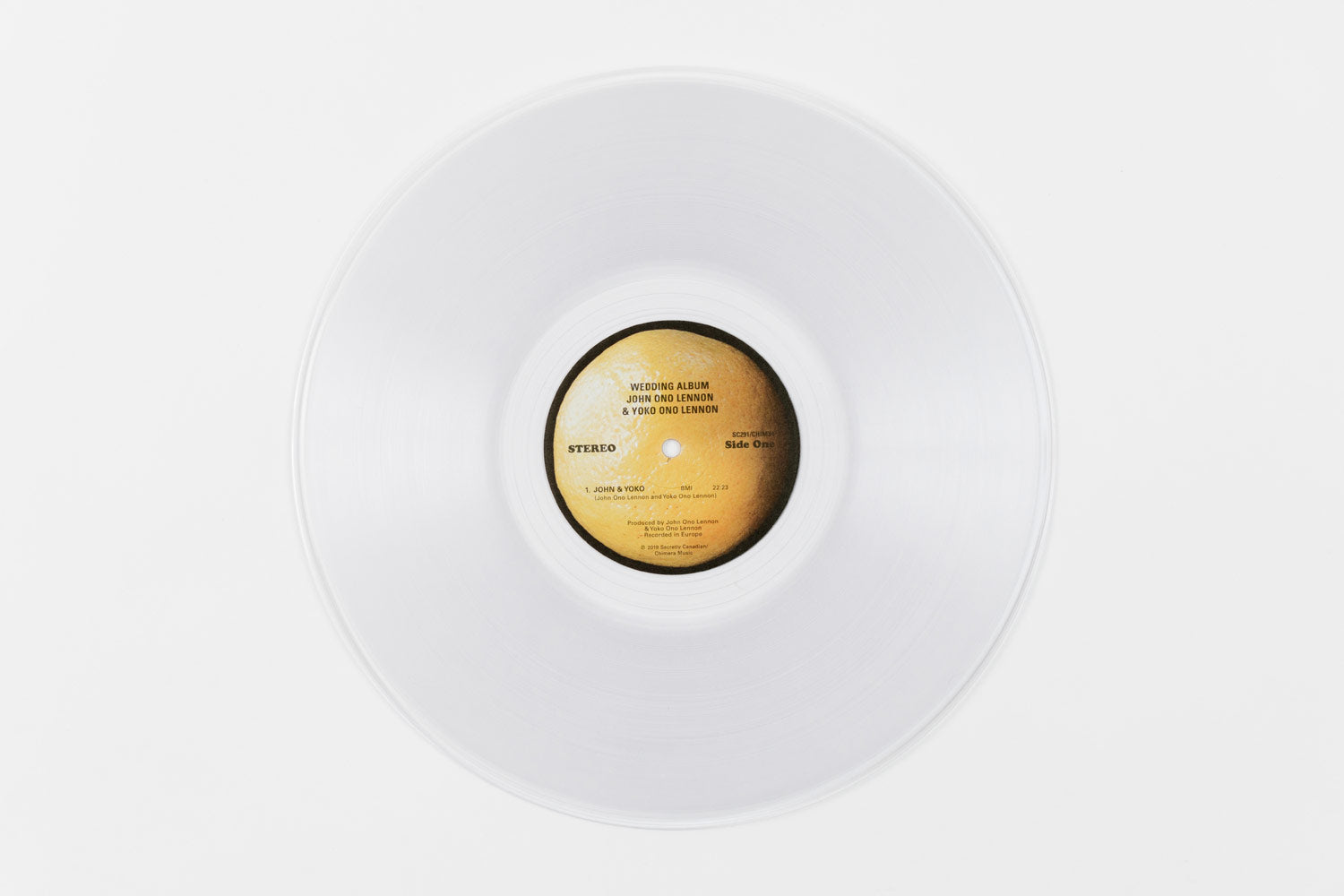 John Lennon & Yoko Ono / Unfinished Music No. 3: Wedding Album / 50th anniversary WHITE vinyl limited edition