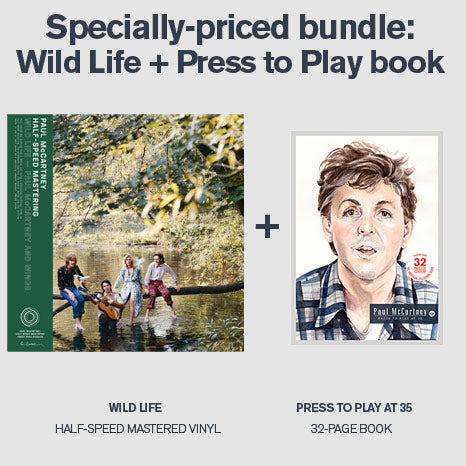 BUNDLE: Wild Life half-speed vinyl + Press to Play at 35 booklet