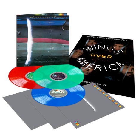 Paul McCartney / Wings Over America limited edition coloured vinyl